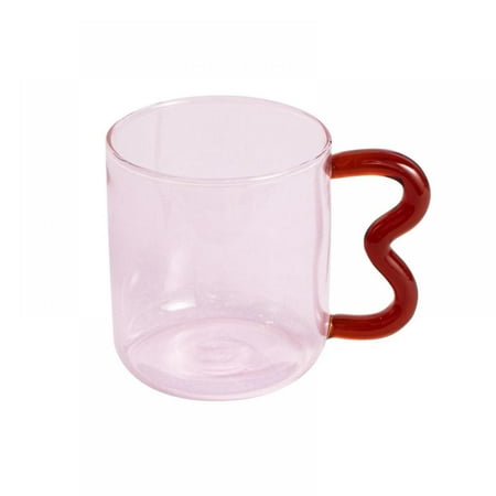 

Xmarks Glass Cups with Handle [1-Pack] Clear Glass Coffee Mug Set for Cappuccino Tea Latte Beverage Glass Heat Resistant