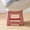 Pink #2, variant on Nrmrqz Compact Folding Stool - Lightweight Space-Saving Design for Home, Office & Outdoor Use - Blue/Pink/Red/Orange - 23.5x20x19cm (9.25x7.87x7.48in) - 450g Plastic Stool