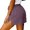 Light Purple, variant on TinyBloomm Metallic Shorts for Women Casual Shorts For With Side Slit Breathable Everyday Summer Bottoms Relaxed Fit For Comfort And Easy Styling, Size XXL