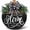 Black, variant on 3D Bless This Home Front Door Sign, 12 inch Wooden Farmhouse Door Hanger with Faux Greenery and Buffalo Plaid Bow, Rustic Welcome Decor, Black