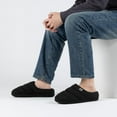 thumbnail image 7 of Ravelier Men’s Puffer Style Memory Foam House Slippers, 7 of 7