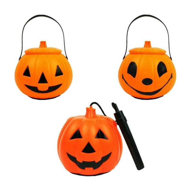 Lámpara De Linterna De Calabaza De Halloween Accesorios De Luz LED Decoración De Escritorio Regalos Para Niños SM SunniMix Linterna de calabaza de Halloween