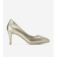 thumbnail image 2 of Cole Haan Grand Ambition Soft Gold Leather Pointed Toe Stiletto Heeled Pumps (Soft Gold Leather, 5), 2 of 6