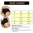 thumbnail image 2 of Hbhpov Women High Waist Briefs Strechy Cotton Underwear, 6 Pack, Size S-3XL, 2 of 6