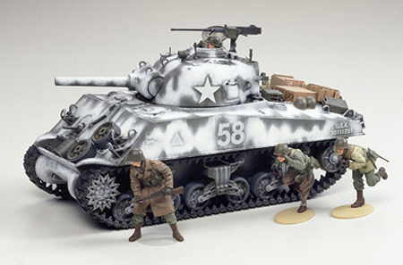 Tamiya 48212 RC 1/35 US Medium Tank M4A3 Sherman Kit w/2.4Ghz Control Unit 