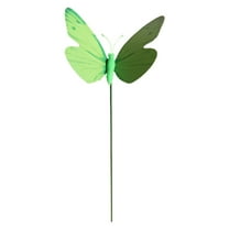Gnwei Butterfly Plant Stakes - Colorful Metal Sticks for Flower Arrangements, Garden Decor, Outdoor Yard Decor, Tree Topper Floral Pot, DIY 3D Ornaments for Home Tea Party Wedding