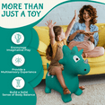 thumbnail image 3 of Dinosaur Bounce & Ride-on Inflatable Hopper, 3 of 7