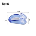 thumbnail image 2 of Pinzas para la nariz de natación impermeables de silicona, tapones para la nariz para piscina para adultos con caja empaquetada, juego de 6, 2 of 5