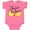 Hot Pink, variant on Inktastic Sweet & Sour with Sparkles Boys or Girls Baby Bodysuit