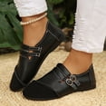 thumbnail image 4 of Vibrex Women's Round Toed Flats Comfortable Wide Width Fashion Casual Solid Color Flat Shoes Business Casual Shoes Women, 4 of 9