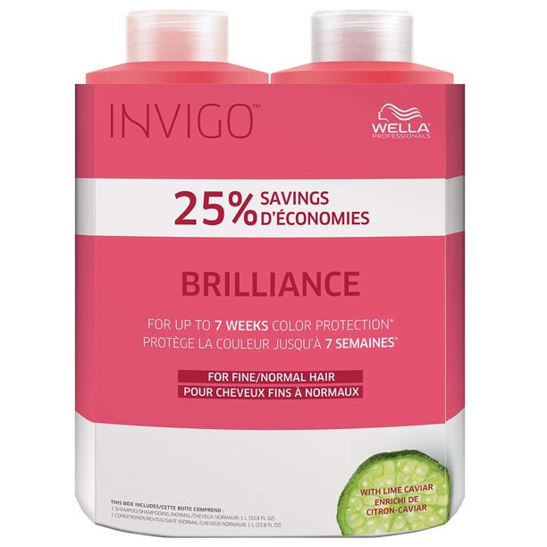 Wella Wella Invigo Brilliance Shampoo & Conditioner for Fine Colored
