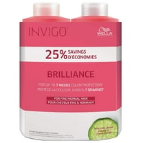 Wella Invigo Brilliance Shampoo & Conditioner for Fine Colored Hair Liter set
