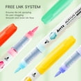 thumbnail image 2 of Arrtx Acrylic Markers, 36 Colors 1-3.5MM Brush Tip Water-Based Acrylic Paint Pens for Rock Painting, Fabric, Easter Eggs, DIY Crafts, 2 of 7