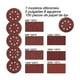 thumbnail image 2 of Discos De Lija Perforado Autoadherible 100 Pcs, Rojo, 2 of 4