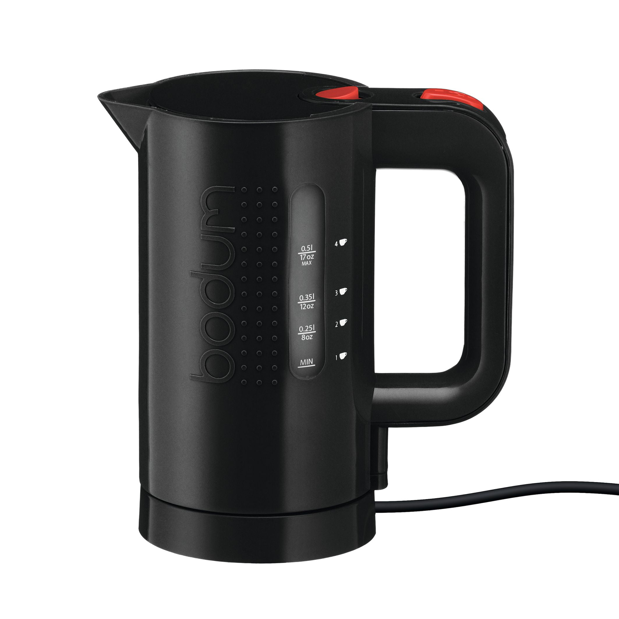 Bodum Bistro Gooseneck Electric Water Kettle, 1.0L Black