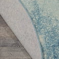 thumbnail image 5 of Nourison Passion Contemporary Navy Light Blue 5'3" x round Area Rug, (5 Round), 5 of 8