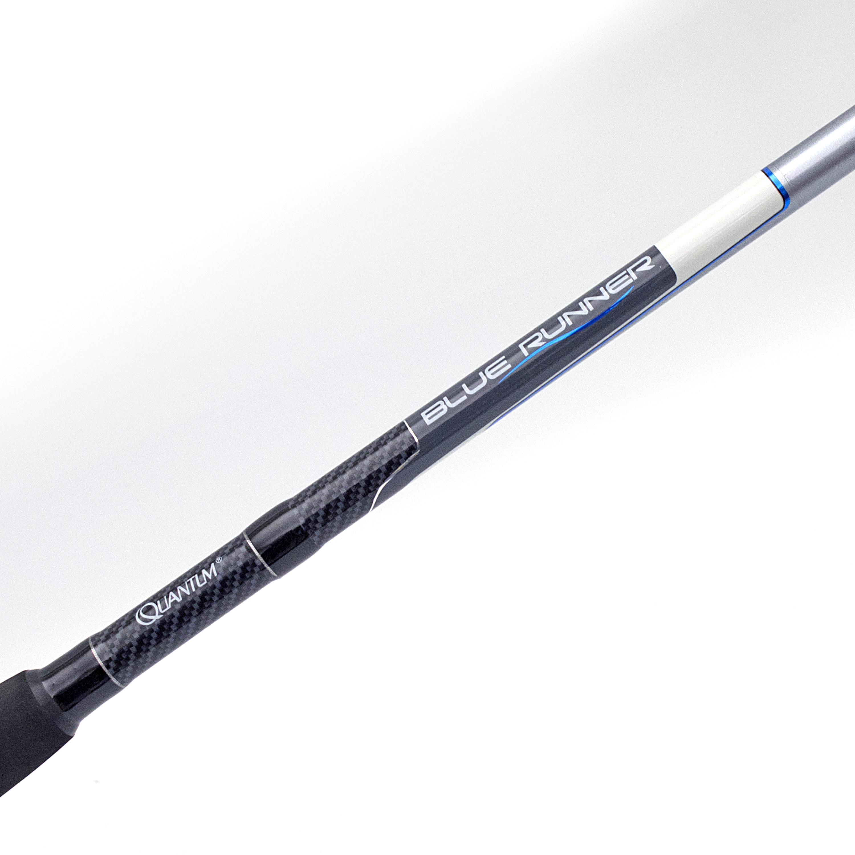 Quantum Blue Runner Spinning Fishing Rod, 9-Foot 2-Piece Rod 