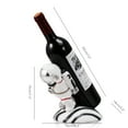 thumbnail image 6 of Decorative Astronaut Wine Bottle Holder, White Resin Spaceman Design, Novelty Home Decor, 6 of 6
