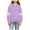 F#03-Light Purple, variant on OYXSER Kids Girls Pullover Hoodie with Striped Long Sleeves Drop Shoulder Design and Front Pocket, Hot Pink 2-3Y