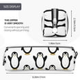 thumbnail image 3 of Sikiie Lovely Penguin Leather Pencil Case, Makeup Pouch, Zipper Pouch for Daily Essentials, Storage Organizer, Cosmetics and Stationary Bag, 3 of 7