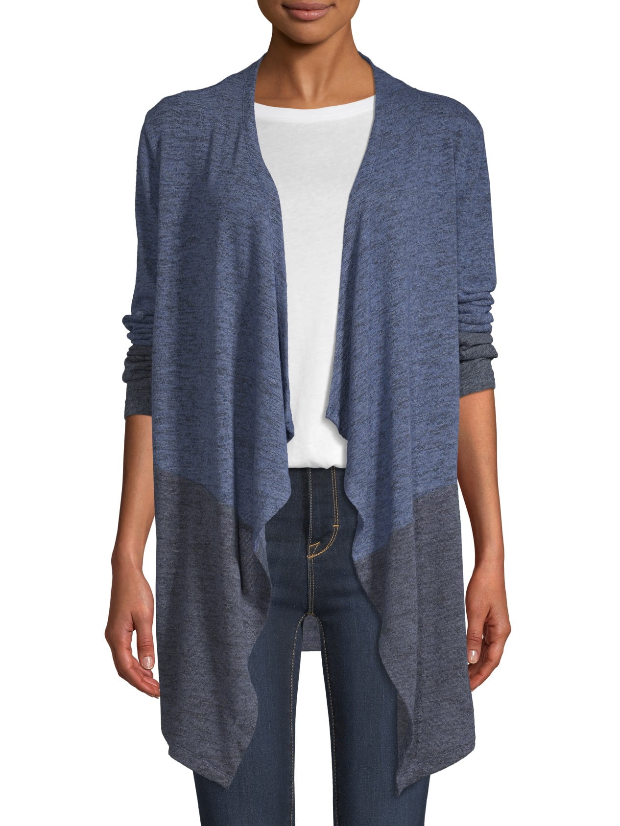 long draped cardigan