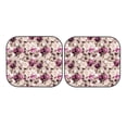 thumbnail image 7 of Daiia Rose Flowers 2PCS Car Windshield Sun Shade, Foldable Sun Shield for Car Front Window, Auto Sun Blocker Visor Protector Universal for Truck SUV Pickup-Medium, 7 of 7