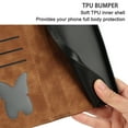 thumbnail image 4 of Dteck for iPhone 11 Pro Wallet Case, Embossed Butterfly Cute Cat Soft PU Leather Folio Flip Shockproof Protective Credit Card Slots Holder Cover for iPhone 11 Pro,Brown, 4 of 6