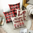 thumbnail image 5 of Sunmdecor Valentines Day Pillow Covers 18x18 Set of 4,Double-Sided Printing Valentine Pillow Covers 18x18,Heart Pillow Covers 18x18 Valentine Pillow Covers Set of 4…, 5 of 5