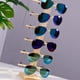 thumbnail image 2 of Exquisito soporte de exhibición de gafas de sol de madera, evita resbalones, fácil de instalar, 6 pares de una sola fila, ideal para el hogar y la tienda óptica, 2 of 5