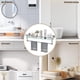 thumbnail image 5 of Estante de vidrio para baño con organizador de toallas SFGSOWOR, 5 of 9
