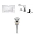 thumbnail image 1 of American Imaginations 32-in. W 3H8-in. Ceramic Top Set In White Color - Overflow Drain Incl. AI-27185, 1 of 8