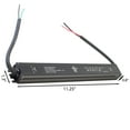 thumbnail image 2 of UL listed 12v 60w Class 2 LED driver waterproof low profile slim for sign light Strip, 2 of 4