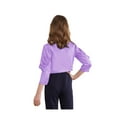 thumbnail image 2 of TiaoBug Kids Girls Sparkly Sequins Ruffled Short Coat - Birthday Party Wear Lavender 4, 2 of 6