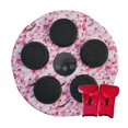 thumbnail image 2 of Boxing Machine Boxing Trainer Electronic Music Boxing Wall Target for Karate Pink with Gloves, 2 of 8