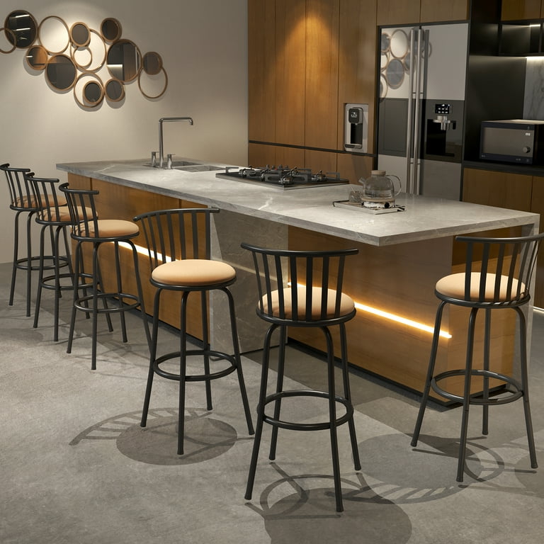 Homy Casa Adjustable Swivel Bar Stool, 24