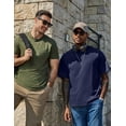 thumbnail image 5 of COOFANDY Men's Cotton T-Shirts Oversized Shirt Short Sleeves Streetwear Loose Fit Summer Tee Tops Washed Basic Unisex Shirts, 5 of 6