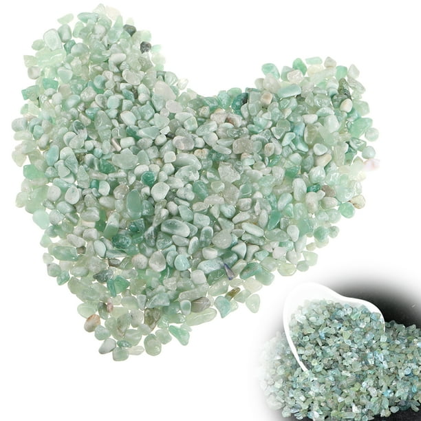 Piedras de cuarzo verde Wosthever para hacer joyas formas irregulares textura de alta gama cristales naturales