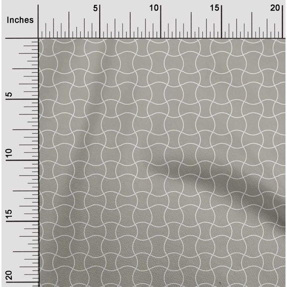 oneOone Cotton Poplin Fabric Waves Abstract Sashiko Print Fabric BTY 56 Inch Wide