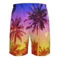 thumbnail image 6 of Naloa Palm Trees at Sunset Men's Beach Shorts, Surfing shorts, Swim trunks, Quick Dry Swim Trunks for Surfing Beach Fun - Large, 6 of 9