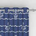 thumbnail image 5 of Aofoto Navy Blue Blackout Curtains for Kids Bedroom,Room Darkening Soundproof Window Treatments Drapes,2 Panels,42x63Inches, 5 of 5