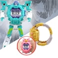 thumbnail image 3 of Niños Niños Moda Lindo Dibujos Animados Transformers Robot Reloj De Pulsera Electrónico Juguete Para Regalo Educativo sonducket FN003369-00, 3 of 4