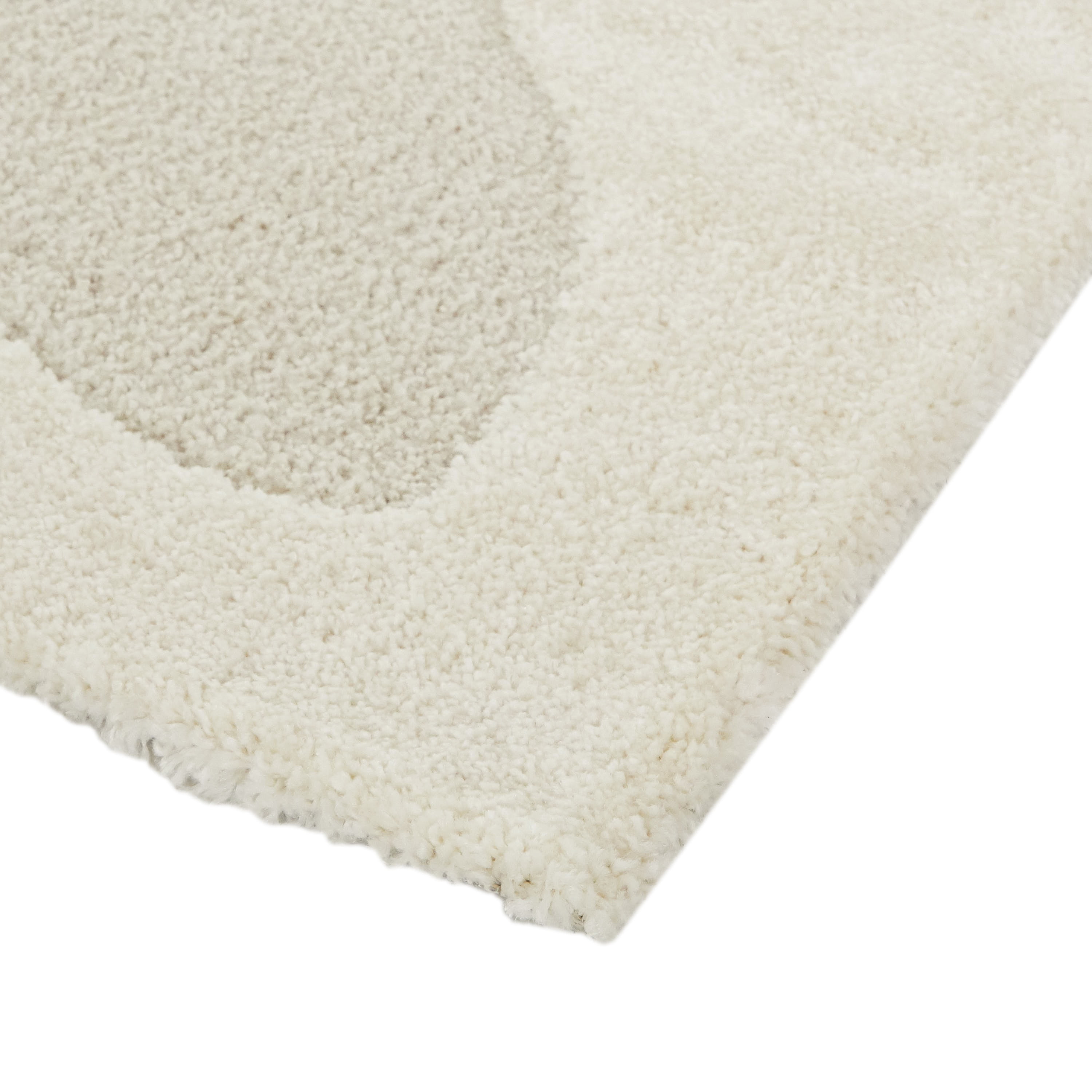 Balta Gabriel Contempary Floral Print Area Rug 7'10" x 10' - Cream