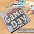 thumbnail image 4 of FORMRS 3 Ring Photo Album 4"x6" Self Adhesive Large Capacity PU Leather Cover, Gray Game Day, 4 of 8