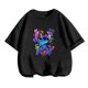 thumbnail image 3 of Linda camiseta con estampado de Stitch para niñas, camiseta de dibujos animados de Disney para niños, camisetas casuales de verano de manga corta para niños, camiseta deportiva para niño, traje de cam, 3 of 5
