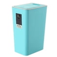 thumbnail image 1 of Kitchen Trash Can Plastic 2.11gal Waste Bin Garbage Can with Push-button Lid, 1 of 9