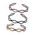 thumbnail image 4 of 3 diademas multifuncionales para decoración, accesorios de moda, accesorios para fotos, bandas para el cabello Rojo Negro Marrón, 4 of 8