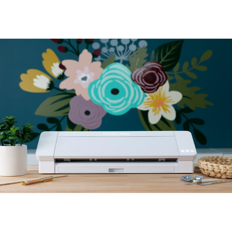 Silhouette Cameo 4 Desktop Cutting Machine (White) with Accessory Bundle