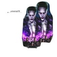 thumbnail image 5 of Film Joker Harley Quinn Car Seat Covers Accessories Vehicle Front Seat Protective Mat Cover 2pcs Universal Fit For SUV Sedan Van Trucks, 5 of 8