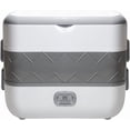thumbnail image 1 of Royalbelle 200w Electric Heated Lunch Box,Portable Multi-functional Bento Box Food Container With Handle Design for Home Office School,stainless steel, 1 of 9