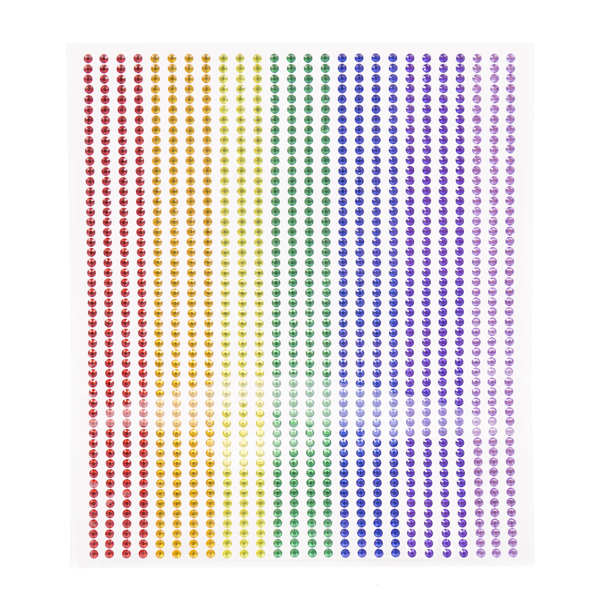 Rainbow Gem Sticker 260 Pcs – Craft For Kids